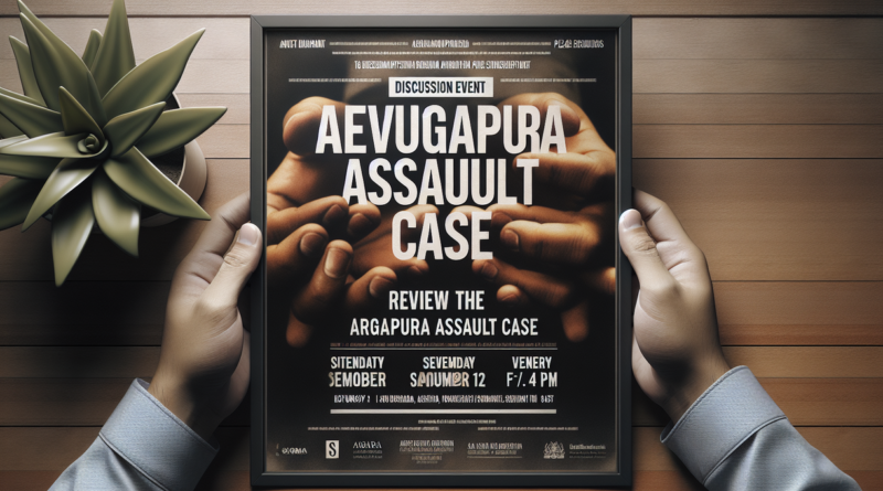 alt_text: Poster acara diskusi "Membaca Ulang Kasus Penganiayaan Argapura", lengkap dengan tanggal dan tempat.