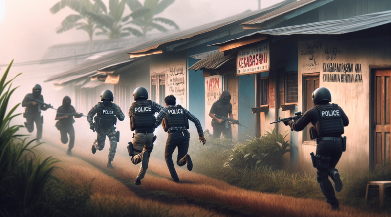 alt_text: Perampokan di Kebasen, pelaku berlogat ngapak, meninggalkan jejak misterius di lokasi kejadian.