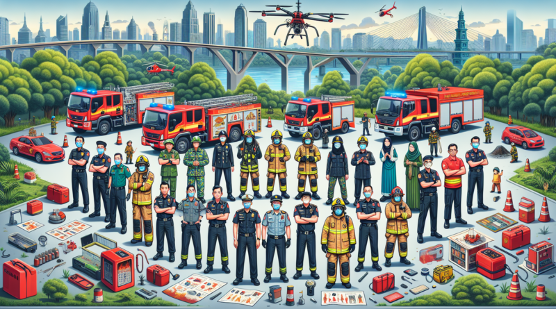 alt_text: Kelas kebugaran bertema dapur modern, mengajarkan keterampilan tanggap darurat kebakaran.