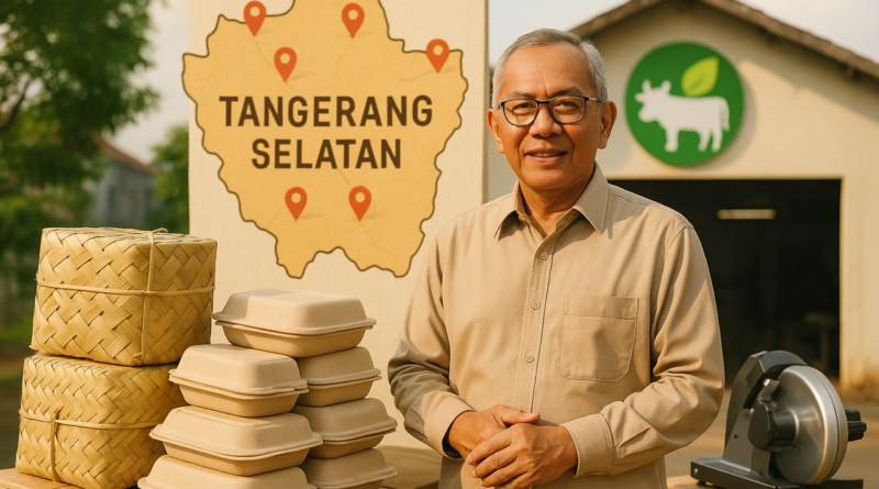 alt_text: Besek bambu digunakan untuk kurban, solusi inovatif kurangi sampah plastik.