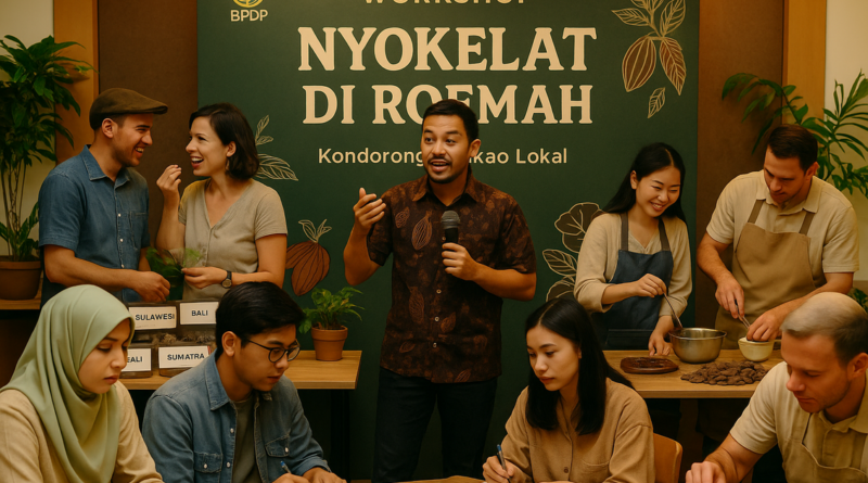 alt_text: Workshop UMKM Kreatif: Hilirisasi Kakao untuk meningkatkan kualitas dan pasar produk.