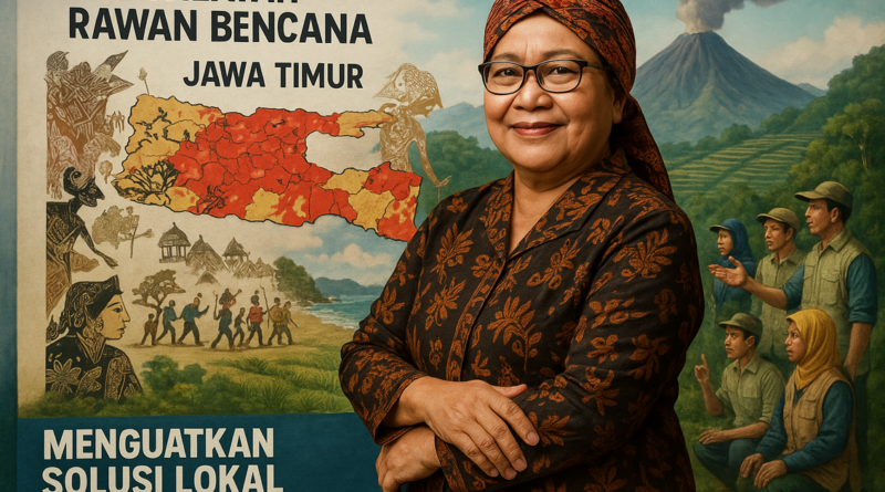 alt_text: Infografis tentang Perda Bencana, Ketahanan Ternak, dan Pakan Ruminansia.