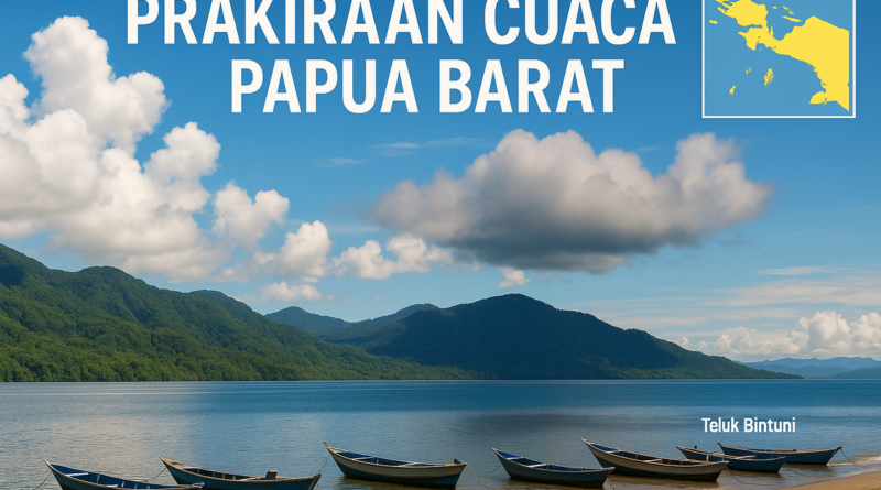 alt_text: Prakiraan Cuaca Papua Barat 22 Juni 2026: Cerah berawan dengan hujan ringan di beberapa daerah.