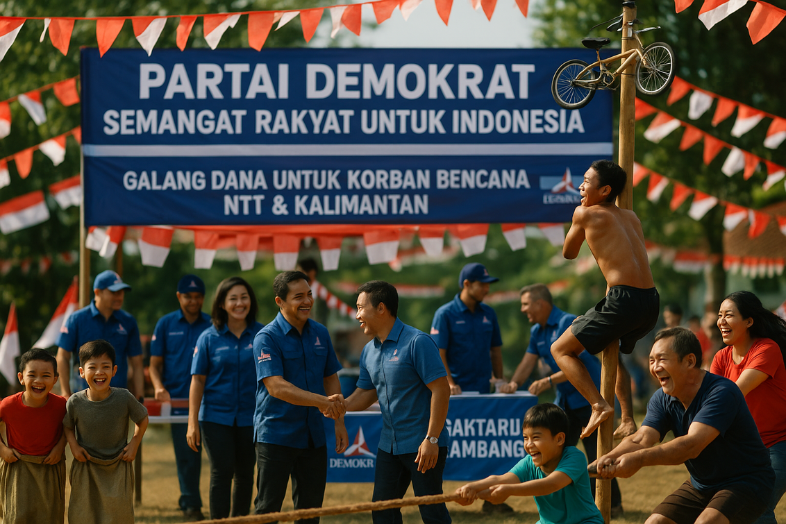 "Lomba Rakyat Demokrat: Semangat dan Kreativitas dari NTT ke Kalimantan!"