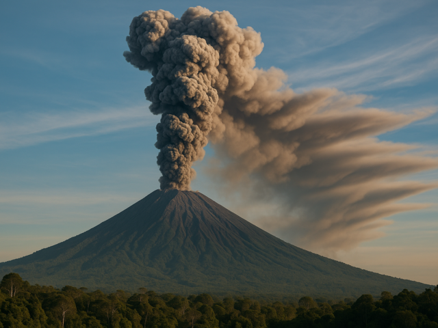 "Semeru beraktivitas, Nusantara belajar adaptasi kehidupan di sekitar gunung berapi."